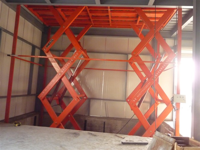 Multi la<x>yer shear fork lift