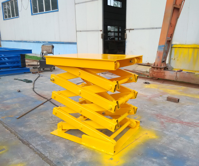 Single shear fork lift